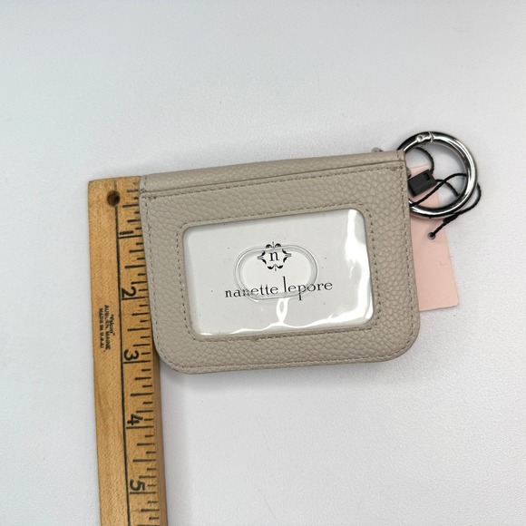 Nanette Lepore Card Case Hands Free Tan Bracelet Not Included Holds ID and Cards - Picture 3 of 6